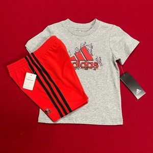 Toddler Boy Adidas 2 Piece Shorts Set